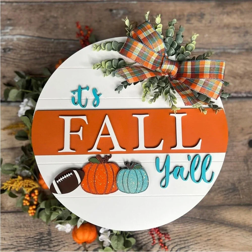 Fall wooden Decor Sign